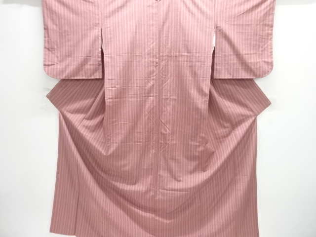 JAPANESE KIMONO / TSUMUGI / WOVEN STRIPE 